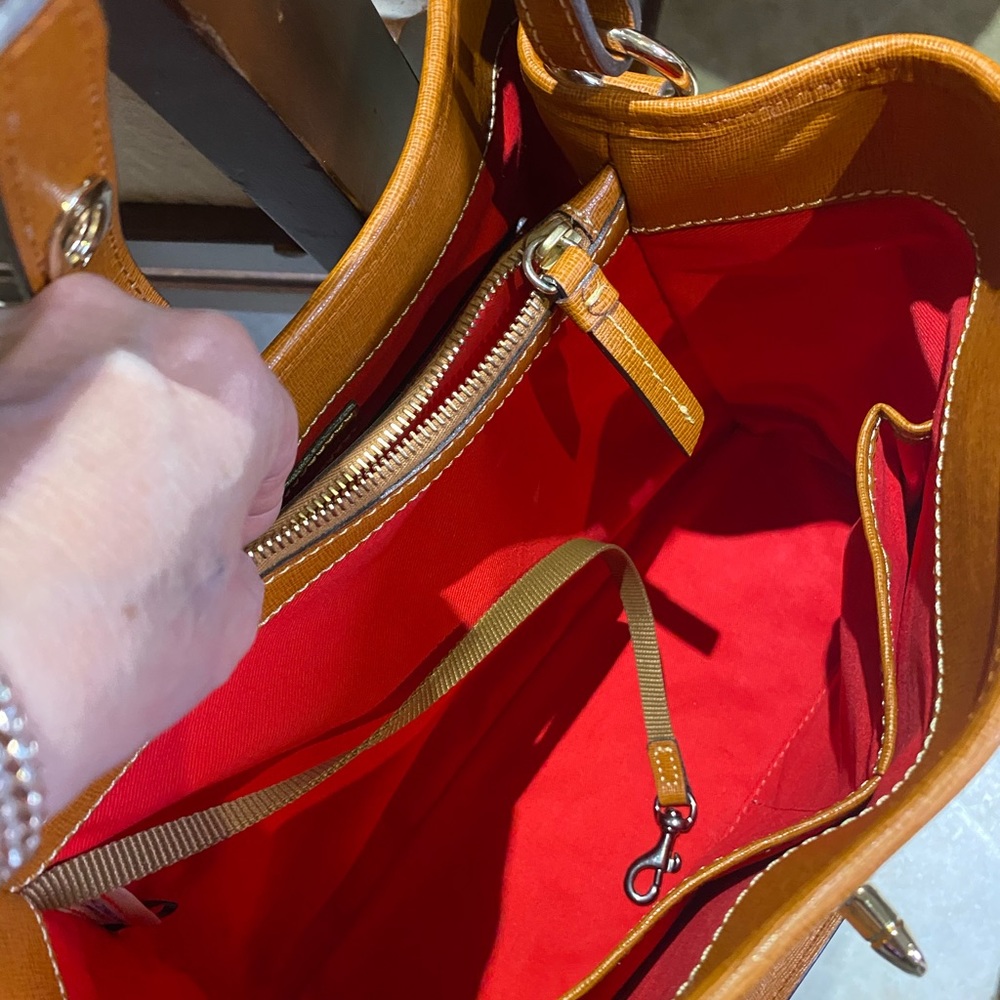 Dooney & Bourke Steffano leather satchel - Picture 9 of 12